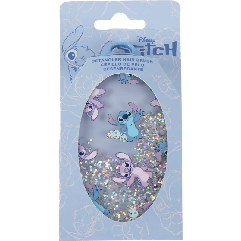 Disney Stitch Detangler Hair Brush Четка за коса с блясък 1 бр.