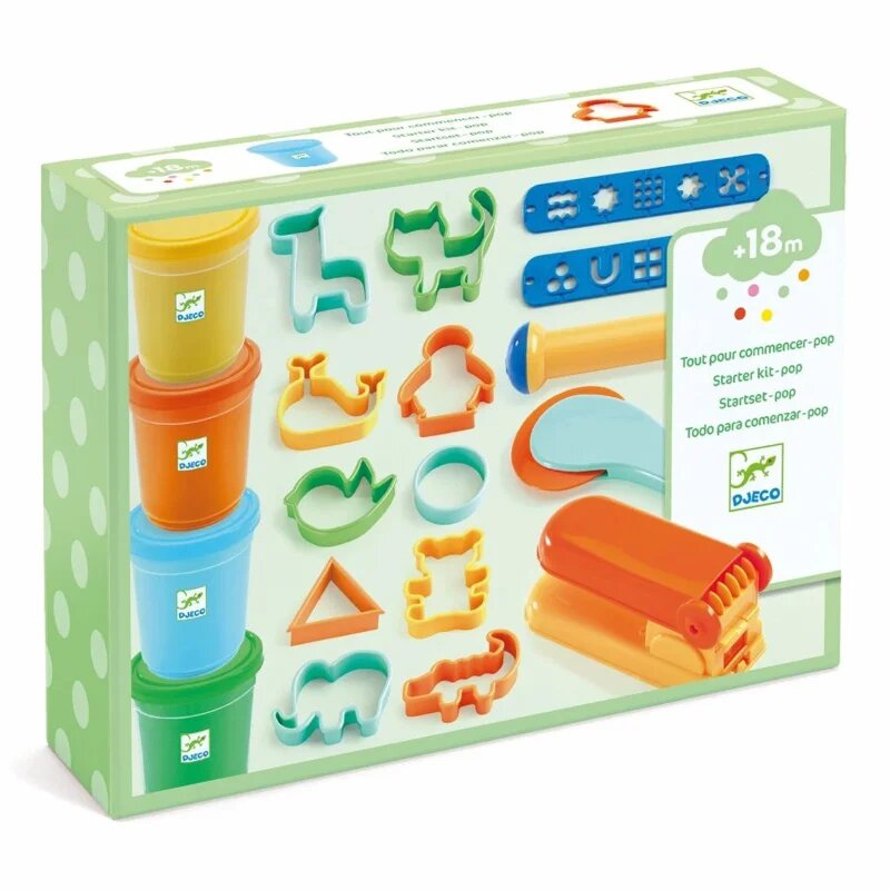 DJECO Starter kit-pop комплект пластелин 18m+ 1 бр.