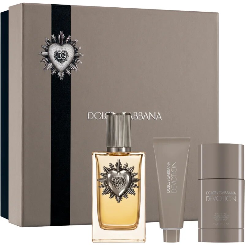 Dolce&Gabbana Devotion For Men EDP Trio Gift Set подаръчен комплект за мъже