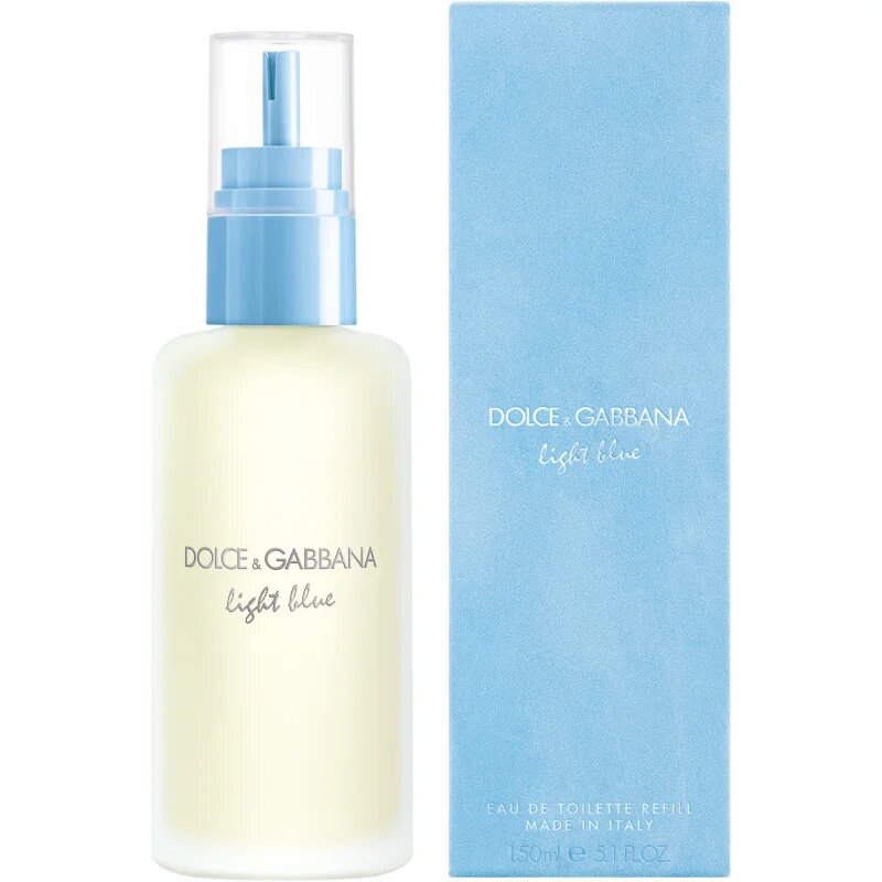 Dolce&Gabbana Light Blue Eau de Toilette тоалетна вода пълнител за жени 150 мл.
