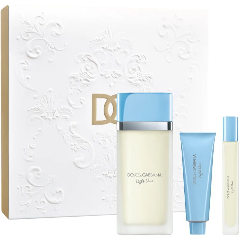Dolce&Gabbana Light Blue EDT Trio Gift Set подаръчен комплект за жени