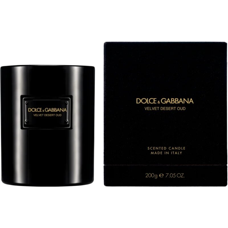 Dolce&Gabbana Velvet Desert Oud Scented Candle ароматна свещ 200 гр.