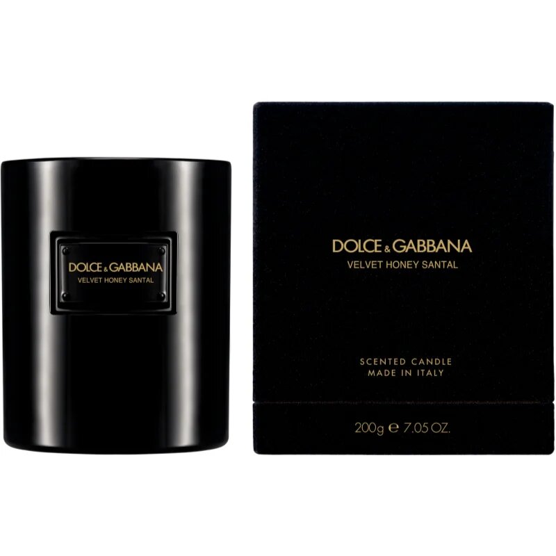 Dolce&Gabbana Velvet Honey Santal Scented Candle ароматна свещ 200 гр.