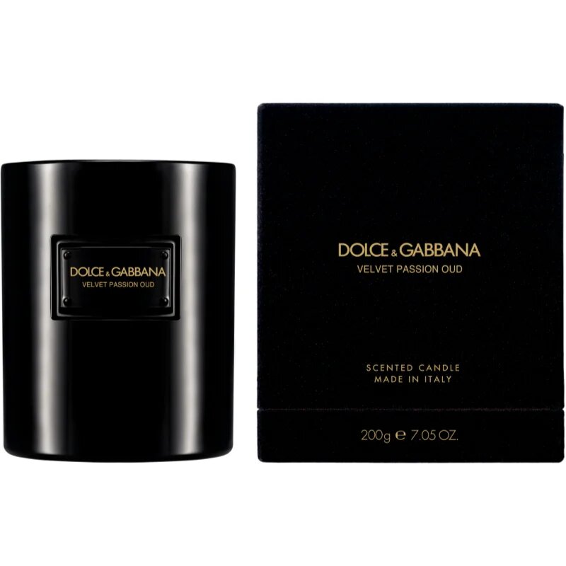 Dolce&Gabbana Velvet Passion Oud Scented Candle ароматна свещ 200 мл.