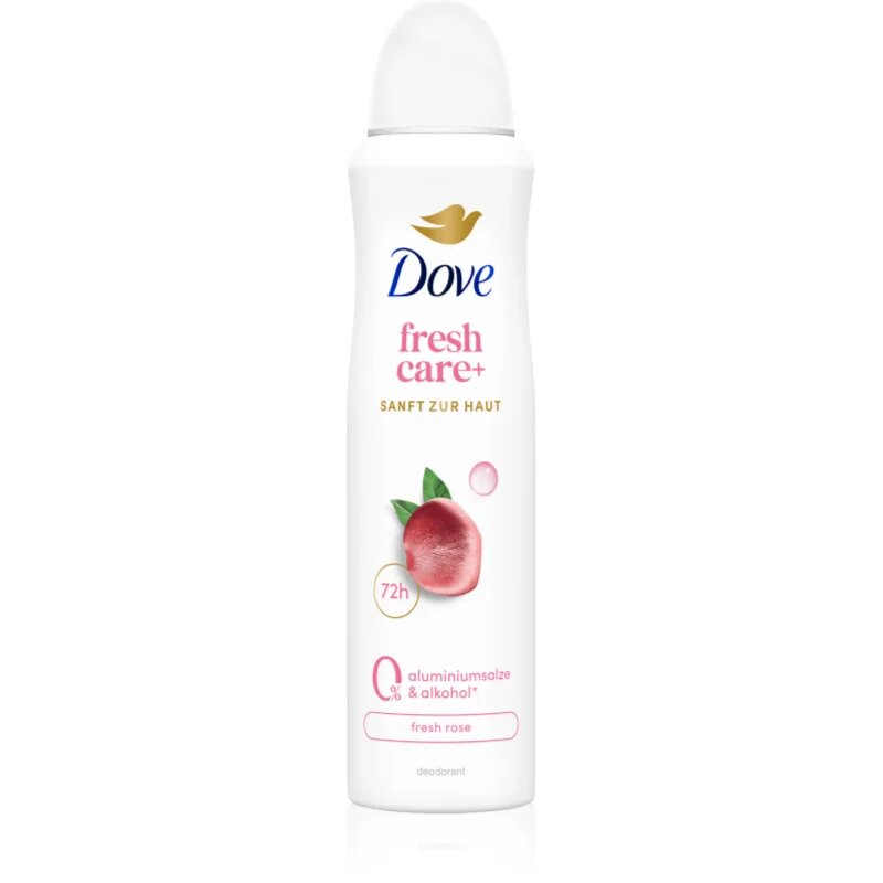 Dove 0% ALU Fresh Rose антиперспирант-спрей без алуминий 150 мл.