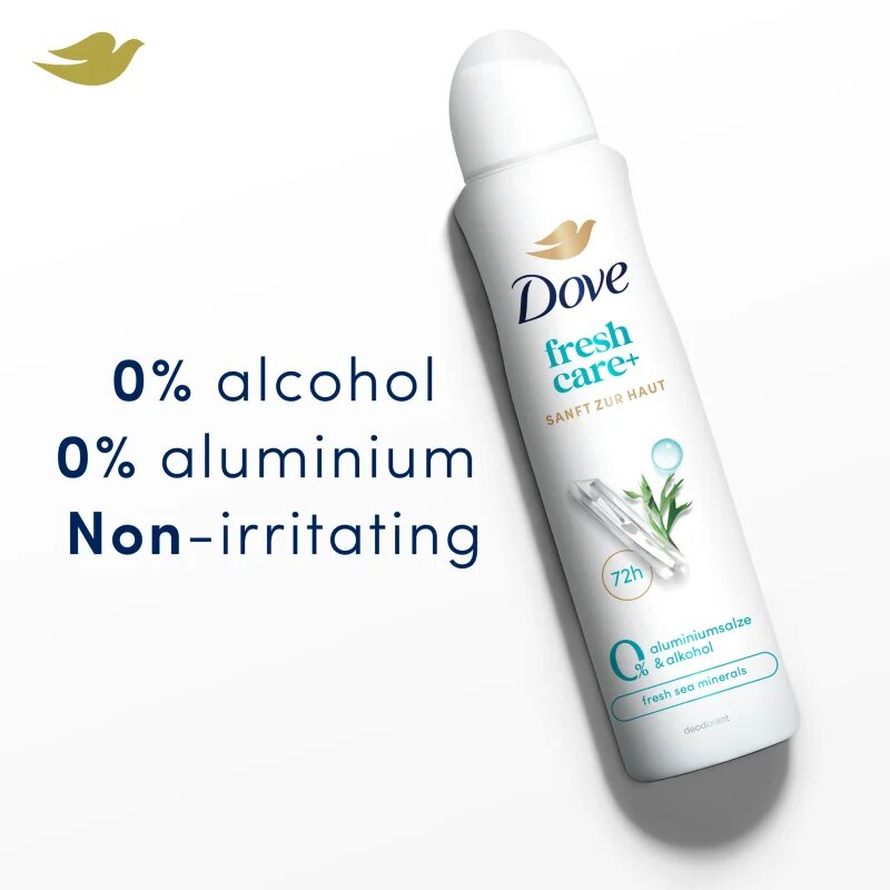 Dove 0% ALU Sea Minerals антиперспирант-спрей без алуминий 150 мл.