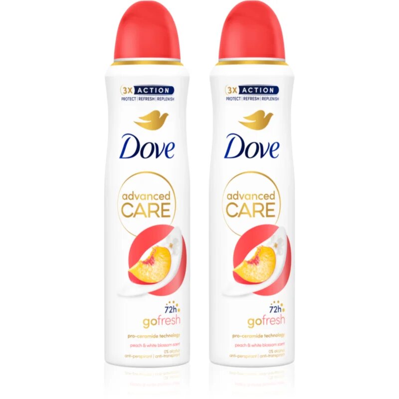 Dove Advanced Care Peach & White Blossom дезодорант спрей