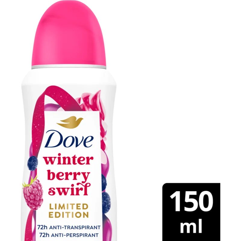 Dove Advanced Care Winter Berry антиперспирант спрей лимитирана версия 150 мл.