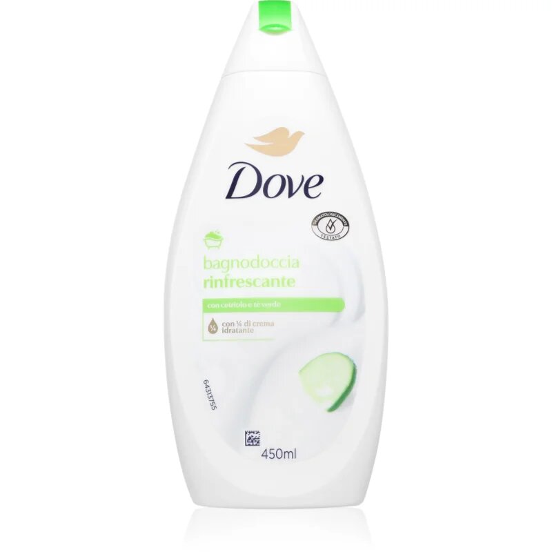Dove Bath & Shower Gel Refreshing душ-гел и крем-гел за вана за жени 450 мл.
