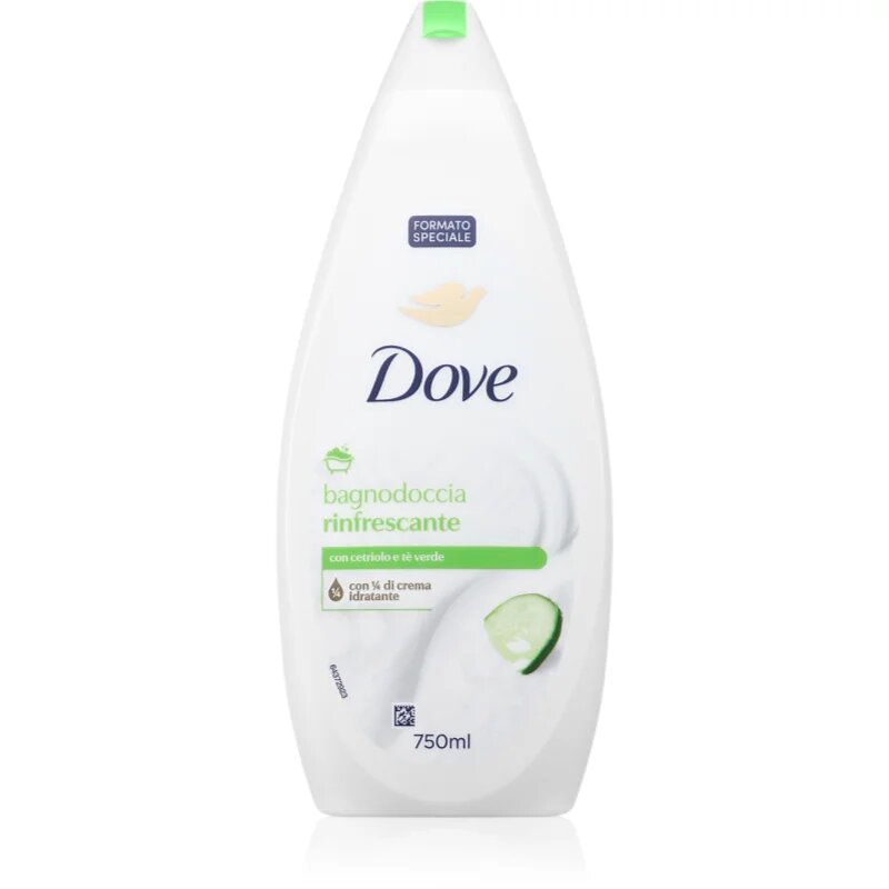 Dove Bath & Shower Gel Refreshing душ-гел и крем-гел за вана за жени 750 мл.