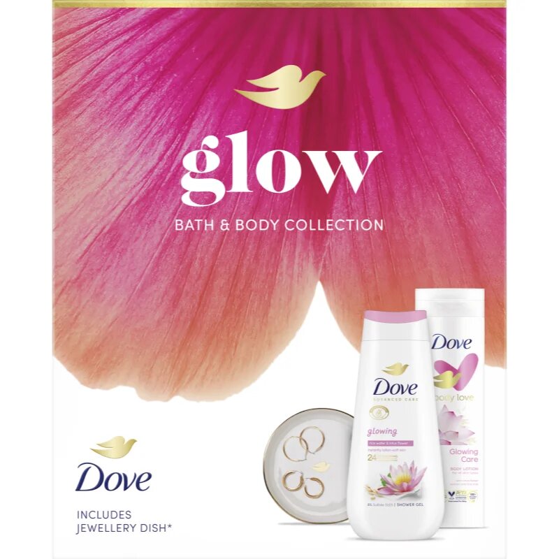 Dove Glow подаръчен комплект за жени