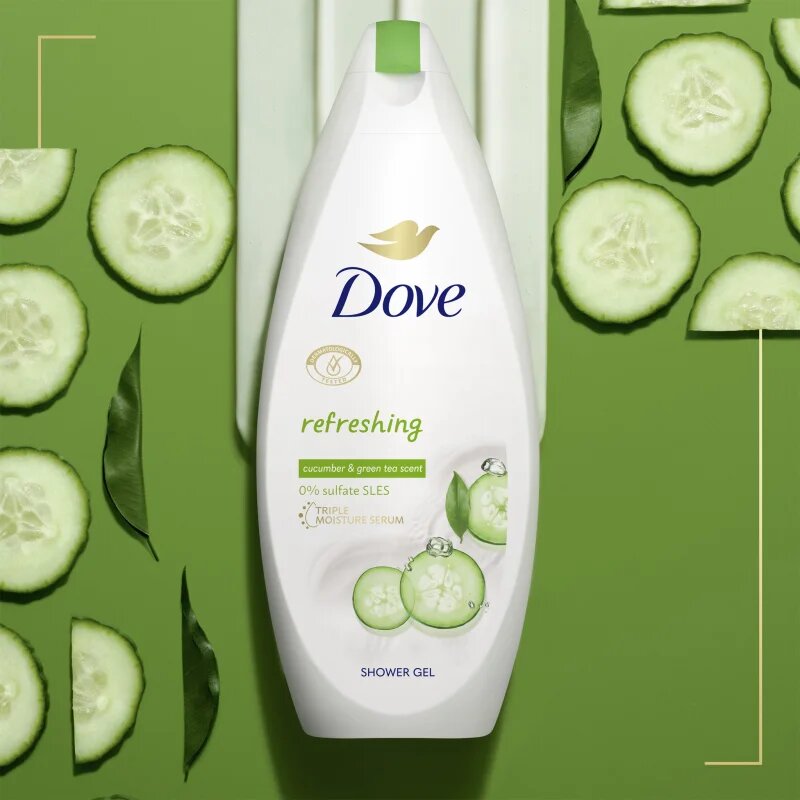 Dove Go Fresh Fresh Touch овлажняващ душ гел 450 мл.