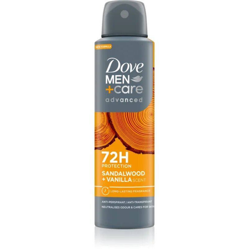 Dove Men+Care Advanced Sandalwood & Vanilla антиперспирант за мъже Sandalwood&Vanilla 150 мл.
