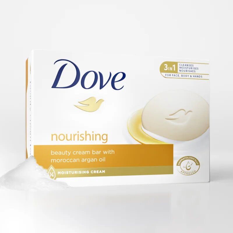 Dove Nourishing Argan кремообразна таблета за миене 90 гр.