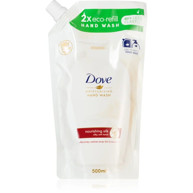 Dove Nourishing Silk течен сапун пълнител 500 мл.