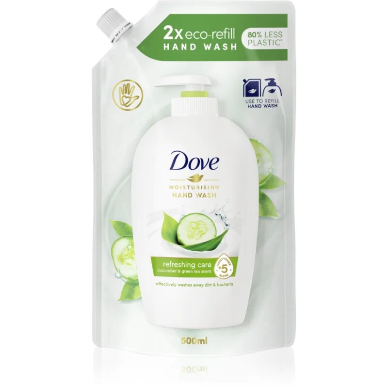 Dove Refreshing Care течен сапун пълнител 500 мл.