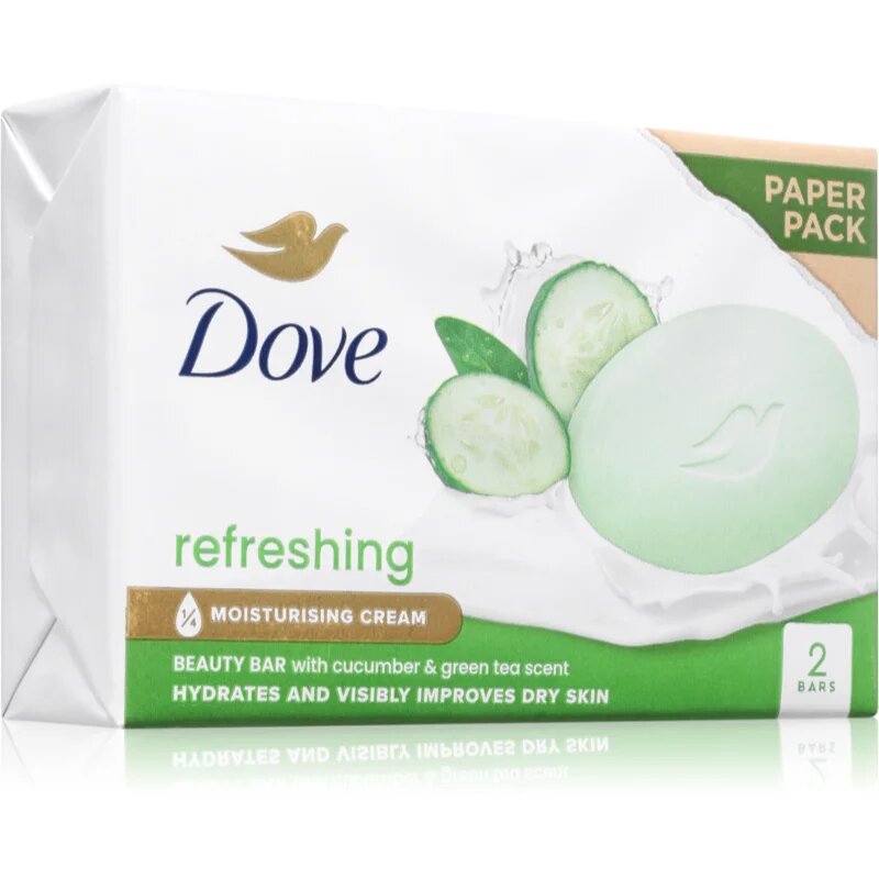 Dove Refreshing твърд сапун 2x90 гр.