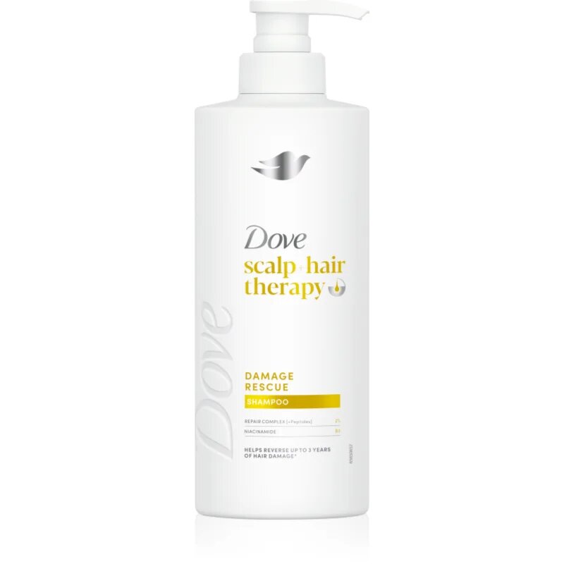 Dove Scalp + Hair Therapy Damage Rescue шампоан за увредена коса 400 мл.