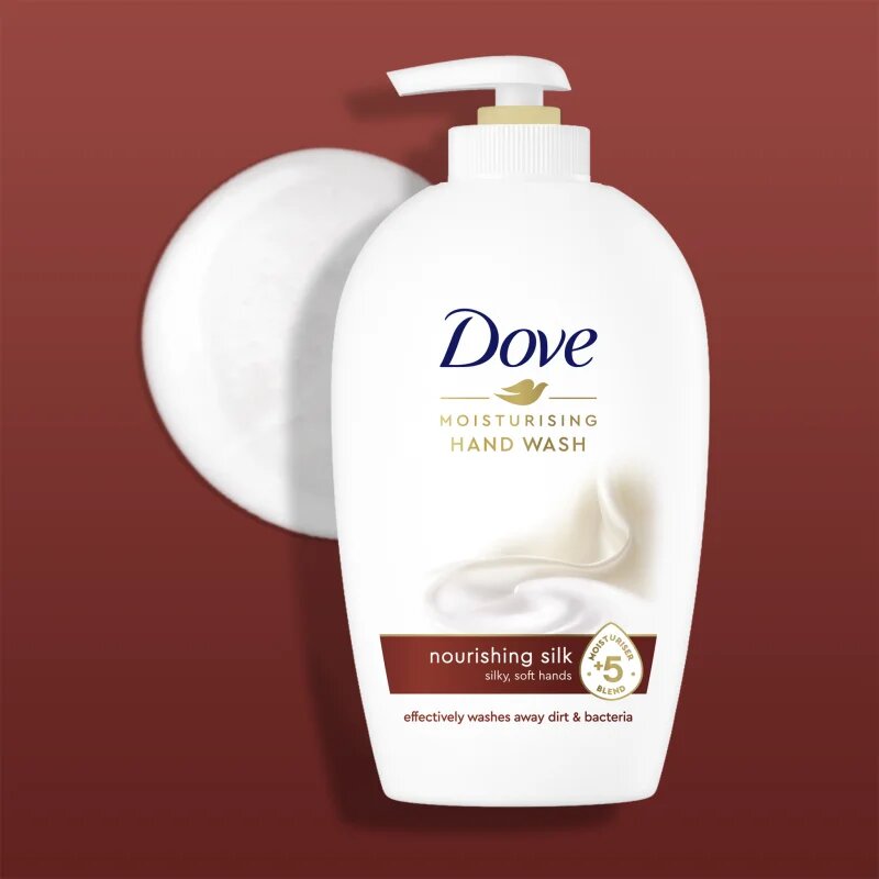 Dove Silk течен сапун с дозатор 250 мл.
