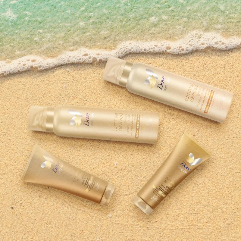 Dove Summer Revived автобронзант мляко за тяло цвят Medium to Dark 200 мл.