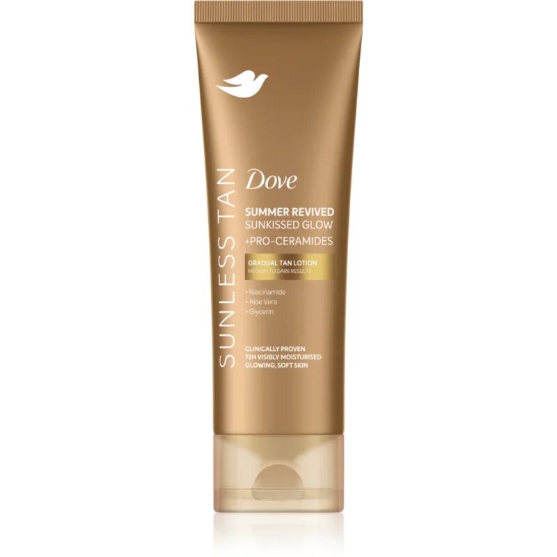 Dove Sunless Tan бронзиращ лосион цвят Dark 200 мл.