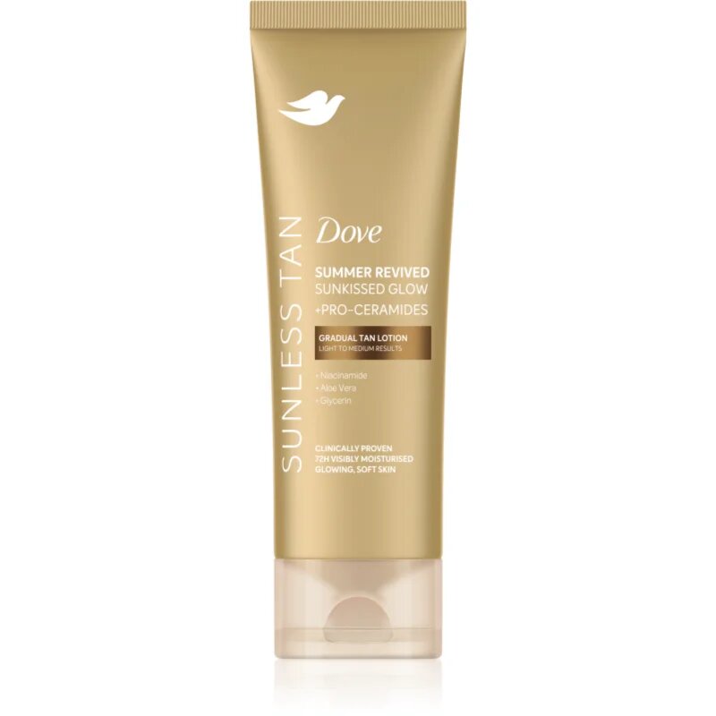 Dove Sunless Tan бронзиращ лосион цвят Fair 200 мл.
