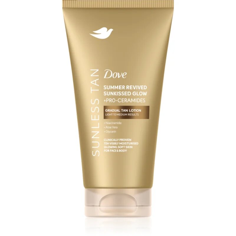 Dove Sunless Tan бронзиращ лосион цвят Fair 75 мл.