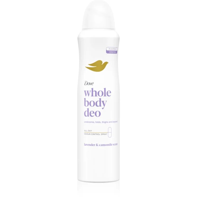 Dove Whole Body Deo Lavender & Chamomile дезодорант в спрей за тяло 150 мл.