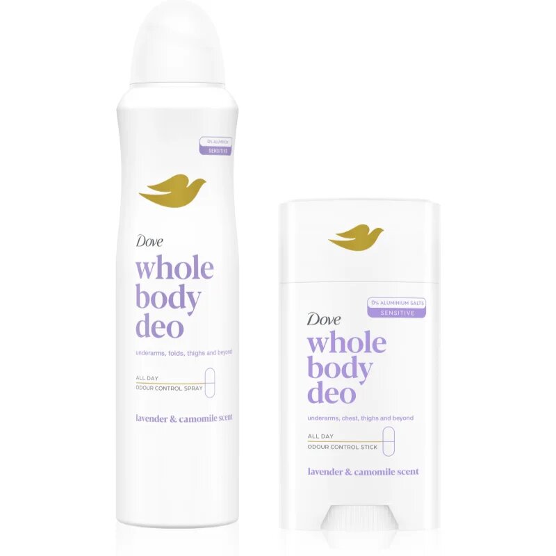 Dove Whole Body Deo Lavender & Chamomile комплект за тяло