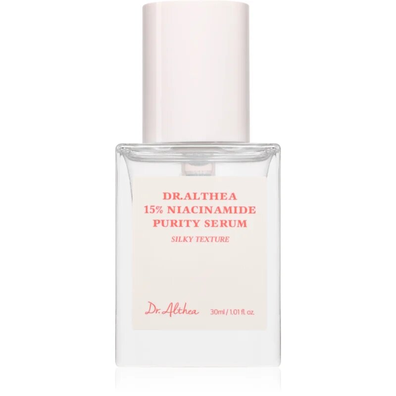 Dr. Althea 15% Niacinamide Purity Serum озаряващ серум за лице с успокояващ ефект 30 мл.