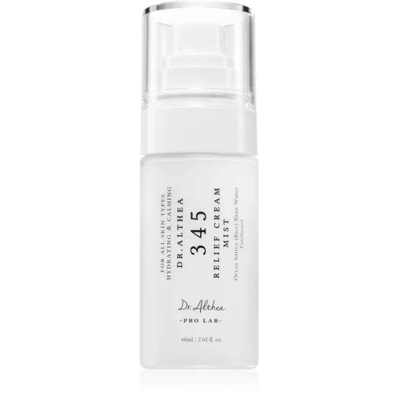 Dr. Althea 345 Relief Cream Mist хидратиращ и подхранващ тоник с успокояващ ефект 60 мл.