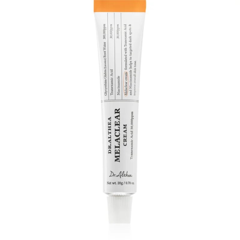 Dr. Althea Melaclear Cream изглаждащ и озаряващ крем да уеднакви цвета на кожата 20 гр.