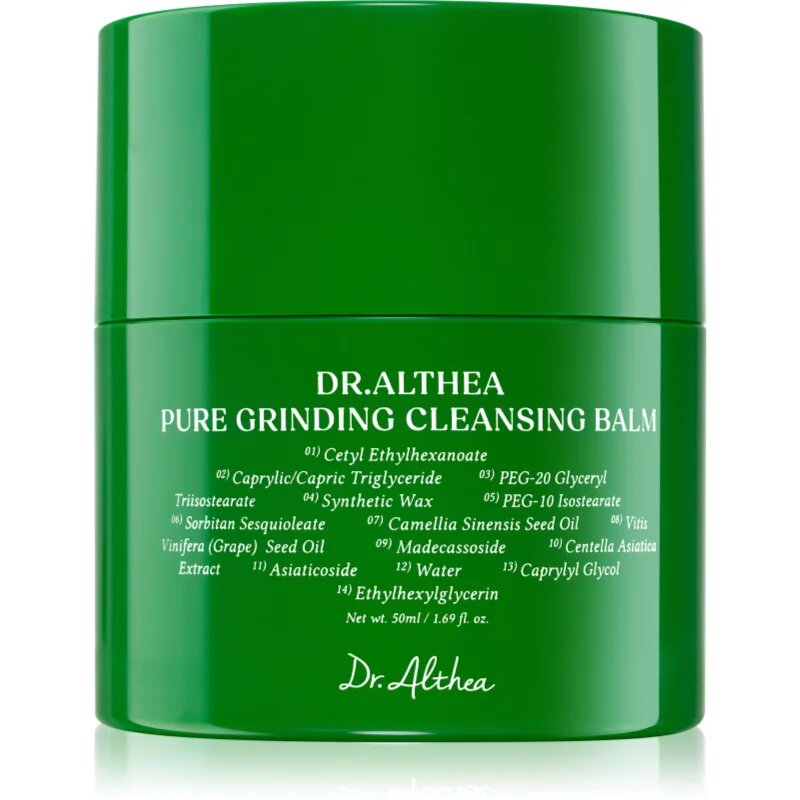 Dr. Althea Pure Grinding Cleansing Balm балсам за почистване и премахване на грим с успокояващ ефект 50 мл.