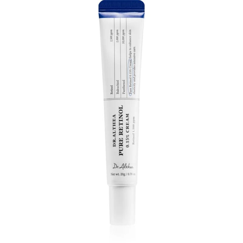 Dr. Althea Pure Retinol 0.15% Cream възстановяващ регенериращ крем за лице против признаци на стареене 20 гр.