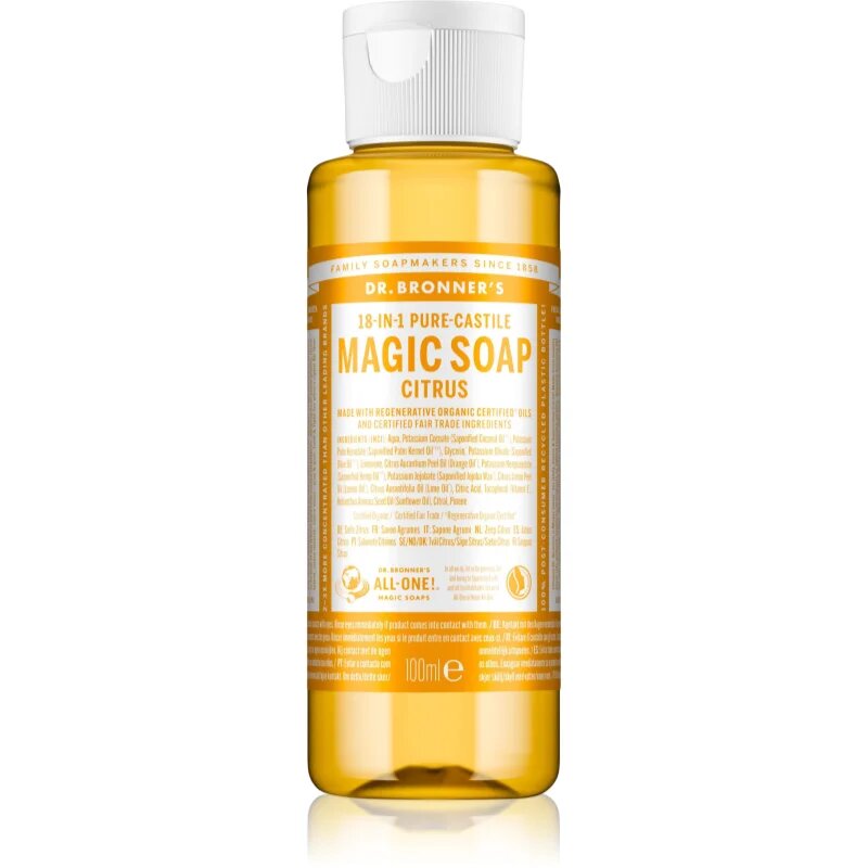 Dr. Bronner’s Citrus течен универсален сапун 100 мл.