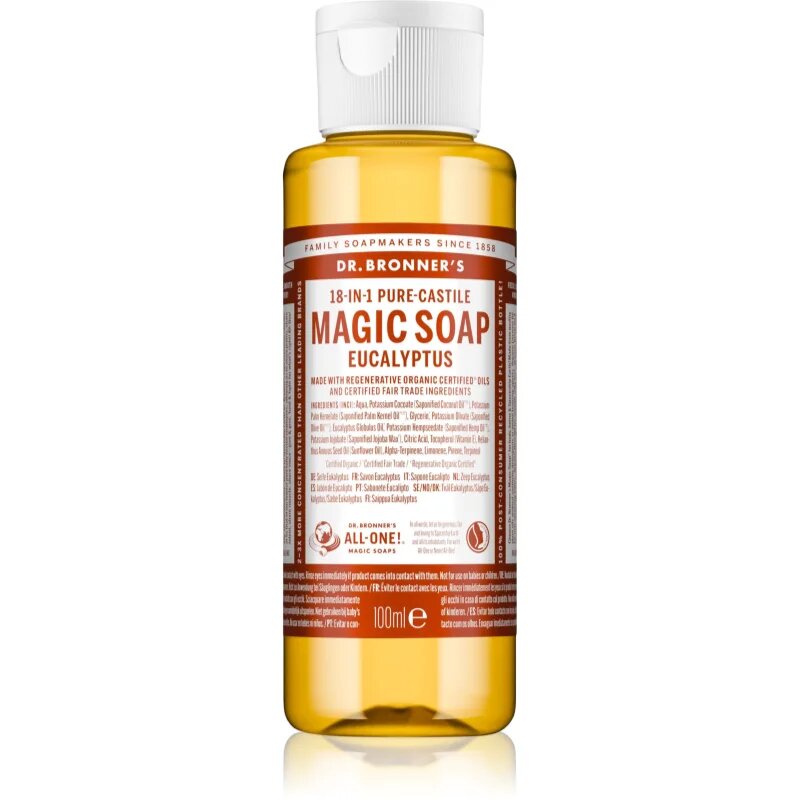 Dr. Bronner’s Eucalyptus течен универсален сапун 100 мл.