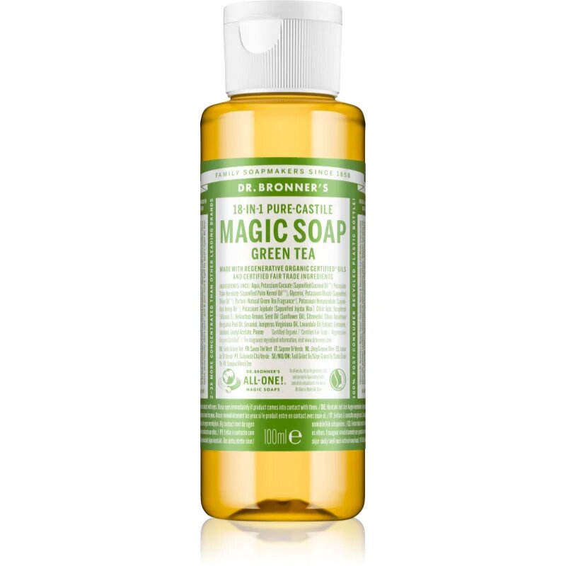 Dr. Bronner’s Green Tea течен универсален сапун 100 мл.