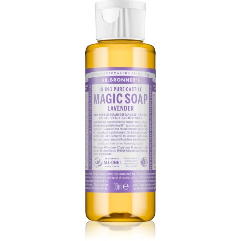 Dr. Bronner’s Lavender течен универсален сапун 100 мл.