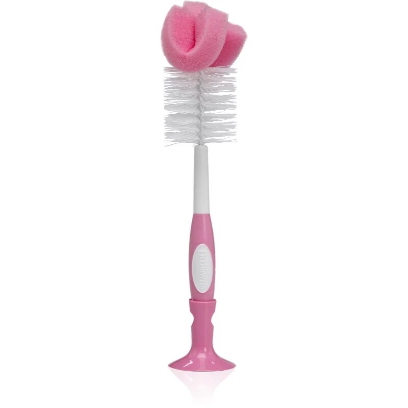 Dr. Brown's Bottle Brush четка за почистване на шишета и биберони Pink 1 бр.