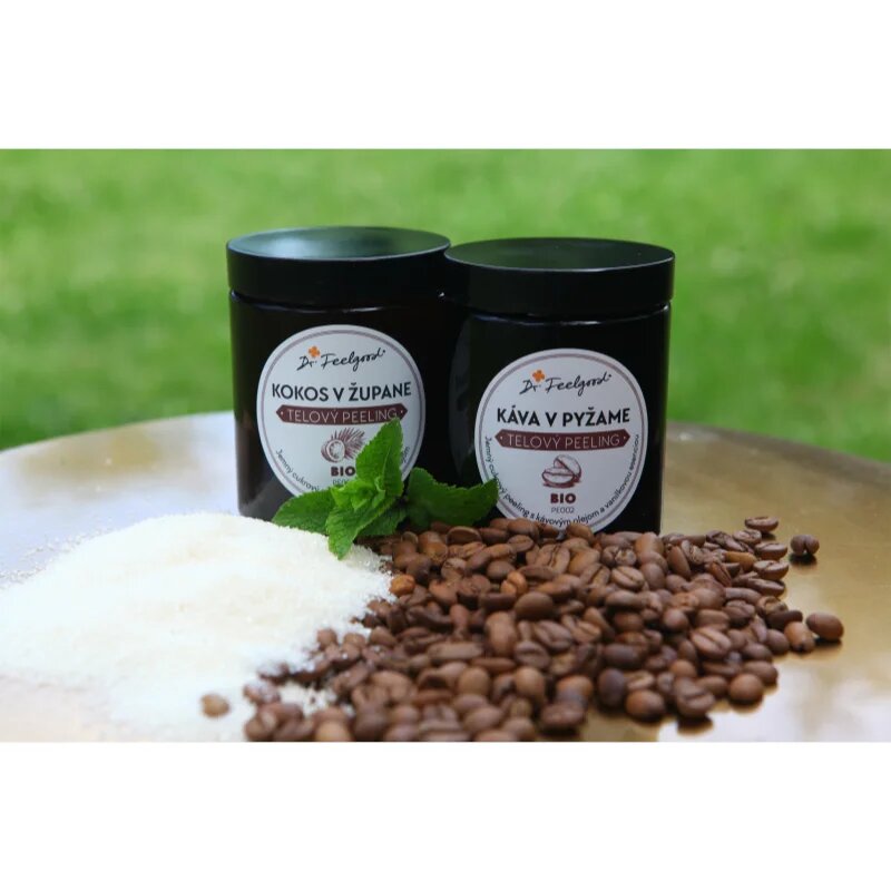 Dr. Feelgood Organic Coconut in a Bathrobe захарен пилинг с кокосово масло 120 мл.