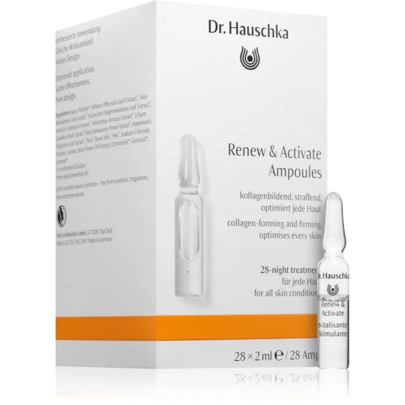 Dr. Hauschka Facial Care възстановяваща интензивна грижа за стягане на кожата 28x2 мл.