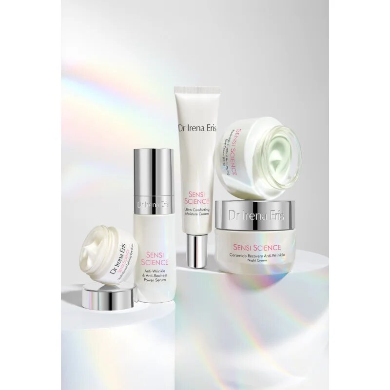 Dr Irena Eris Sensi Science Redness Control Anti-Aging Day Cream интензивен изглаждащ дневен крем против бръчки SPF 20 50 мл.
