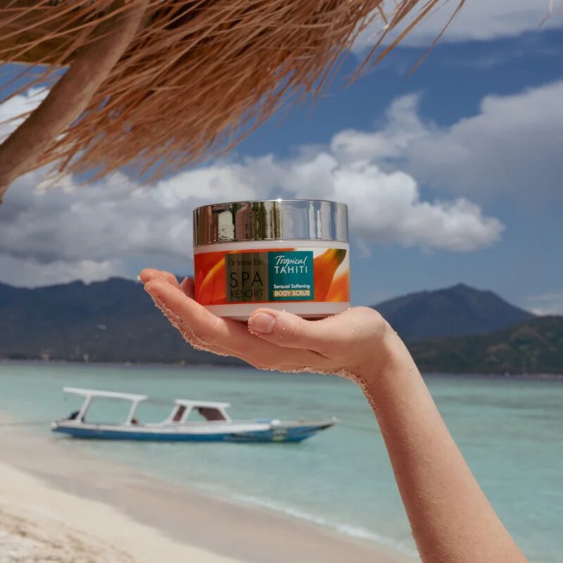 Dr Irena Eris SPA Resort Tropical Tahiti омекотяващ скраб за тяло 200 гр.