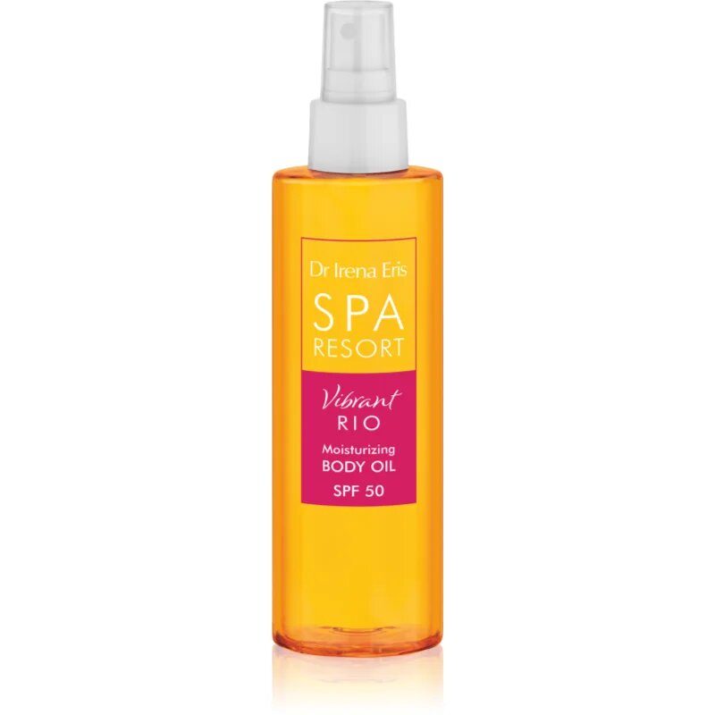 Dr Irena Eris SPA Resort Vibrant Rio масло за грижа и придобиване на тен с хидратиращ ефект SPF 50 200 мл.