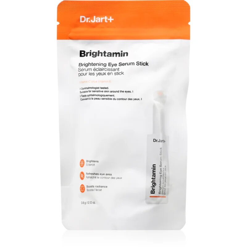 Dr. Jart+ Brightamin Brightening Eye Serum Stick озаряващ серум за околоочната зона в стик 3.6 гр.