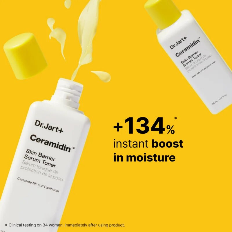 Dr. Jart+ Ceramidin™ Skin Barrier Serum Toner хидратиращ тоник с церамиди 150 мл.