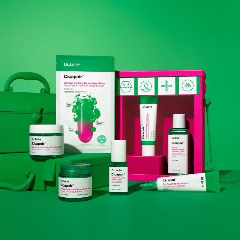Dr. Jart+ Cicapair™ Intensive Soothing Repair Serum Mask платнена маска за лице с хидратиращ и успокояващ ефект 25 гр.