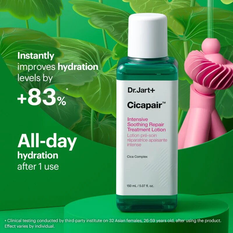 Dr. Jart+ Cicapair™ Intensive Soothing Repair Treatment Lotion омекотяващ и успокояващ лосион за лице 150 мл.