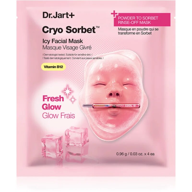 Dr. Jart+ Cryo Sorbet Icy Facial Mask хидратираща маска с охлаждащ ефект 3.06 гр.