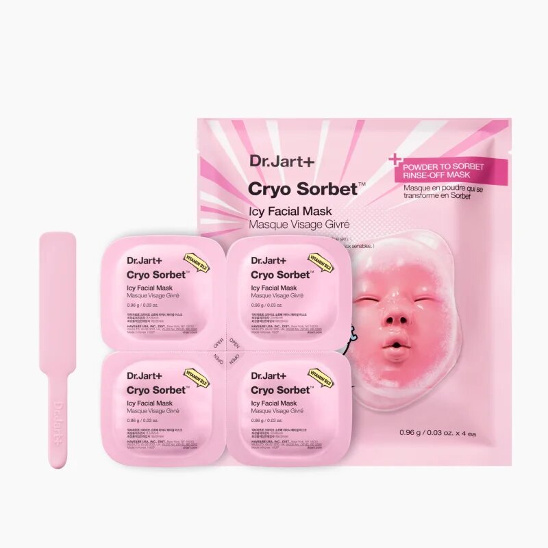 Dr. Jart+ Cryo Sorbet Icy Facial Mask хидратираща маска с охлаждащ ефект 3.06 гр.